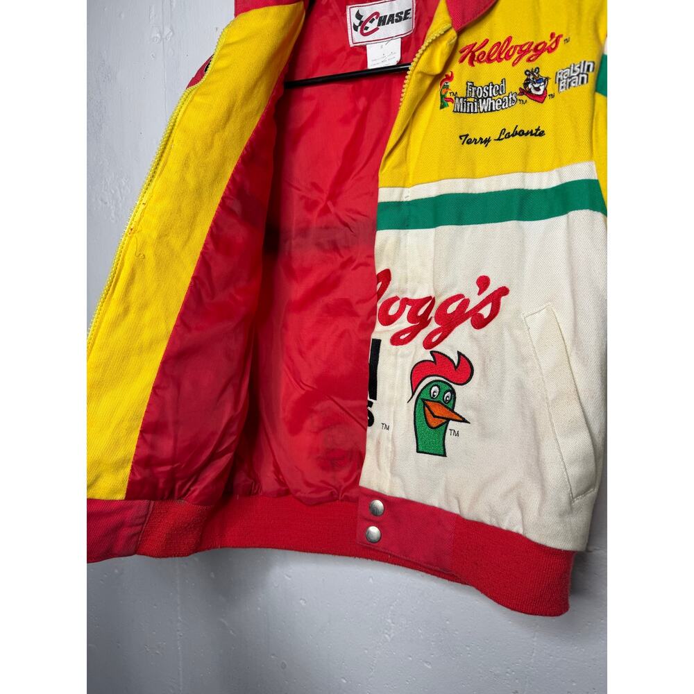 Vintage Womens Kelloggs Corn Flakes Chase Nascar Jacket Size Small - Picture 6 of 10